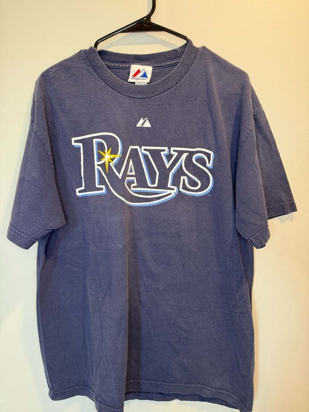 Majestic Tampa Bay Rays Pena 23 Size Large T-Shirt